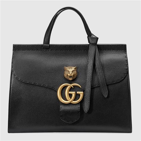 gucci marmont matelasse leather top handle tote saks fifth|Gucci Marmont leather backpack.